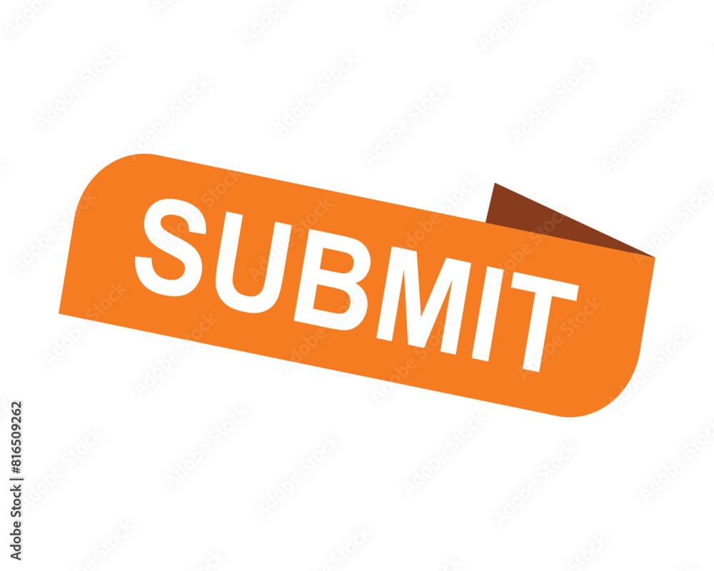 Fototapete submit web button for website. submit button eps