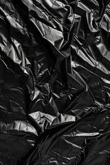 Obraz premium Detailed close up of a black plastic sheet, ideal for industrial or construction projects
