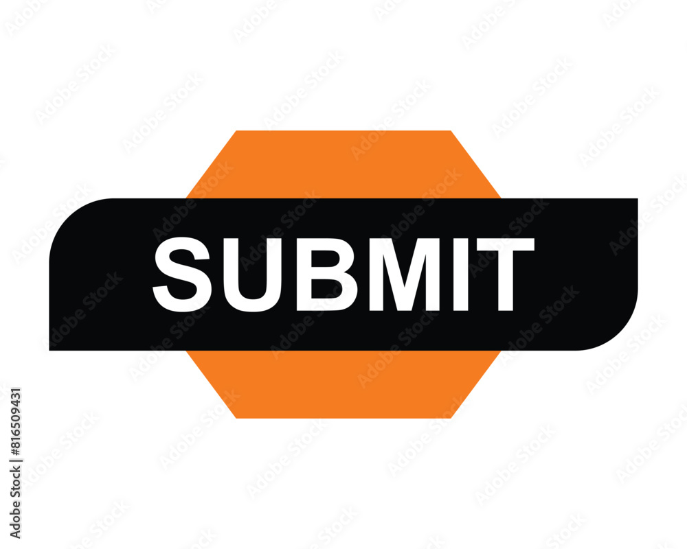Fototapete submit web button for website. submit button eps