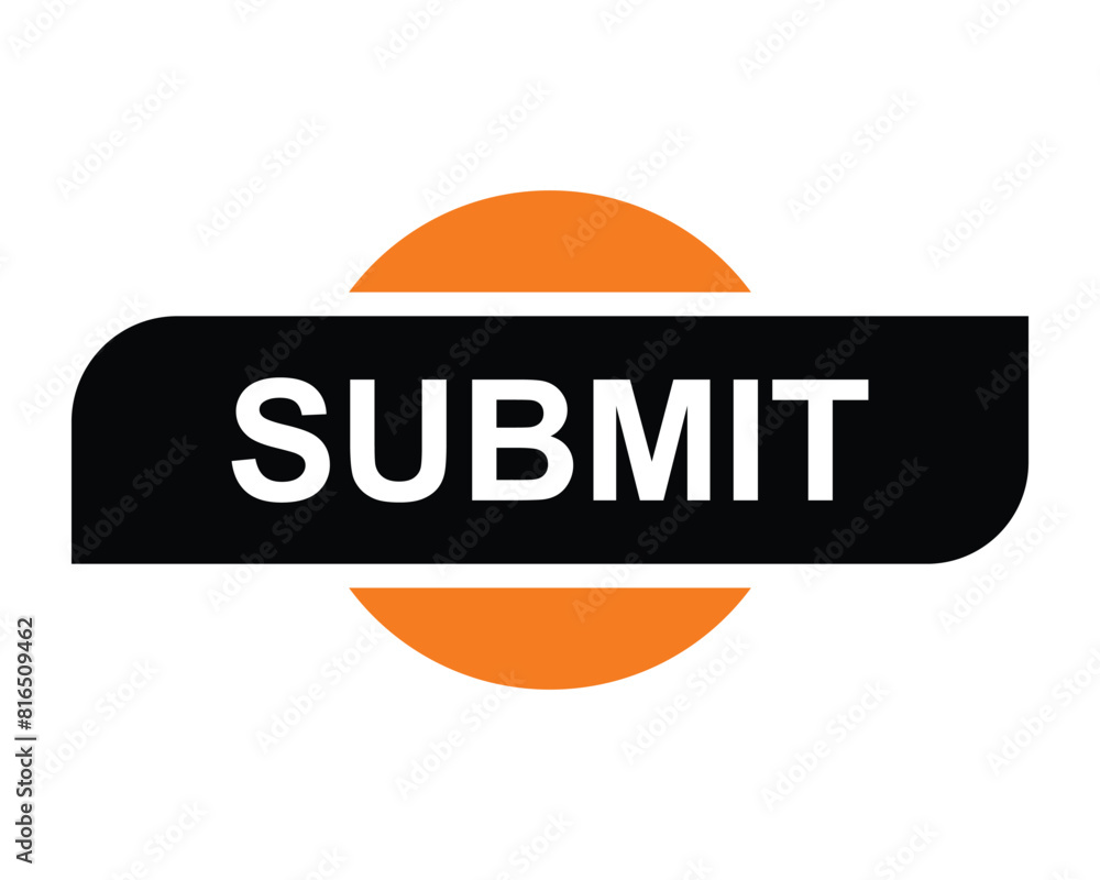 Fototapete submit button for website. submit button eps