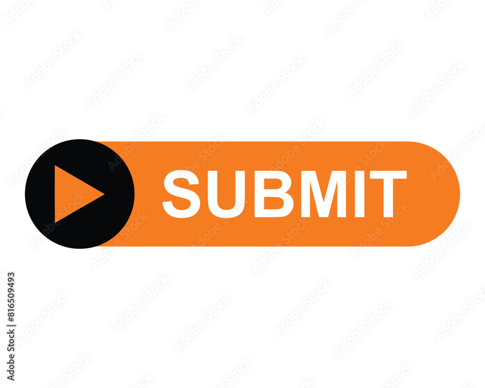 Fototapete submit web button for website. submit button eps