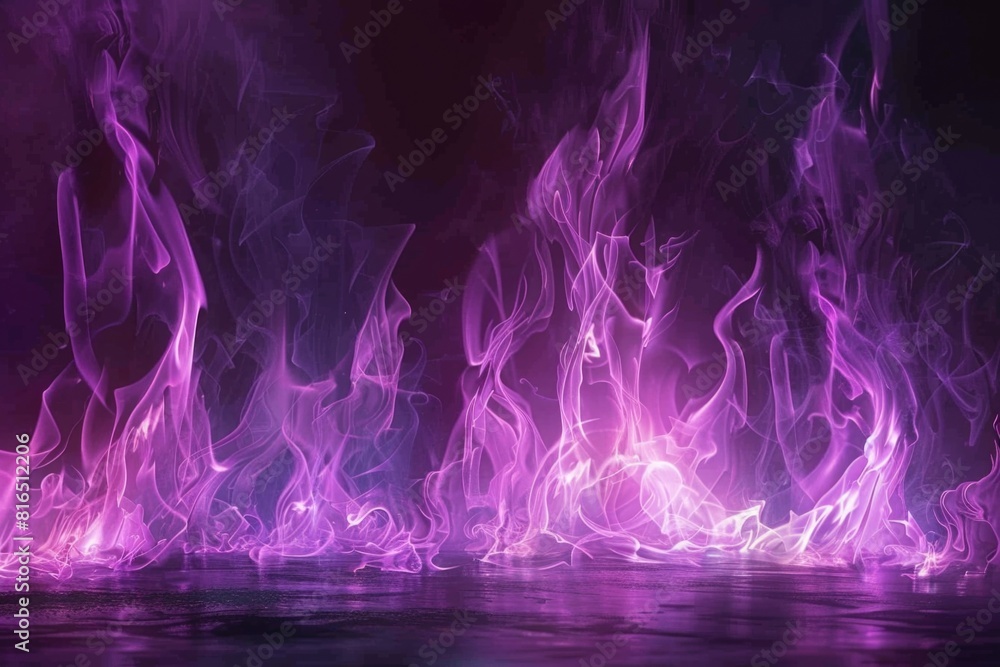 Poster a mysterious and dramatic purple and black smoke background. perfect for adding a sense of intrigue 