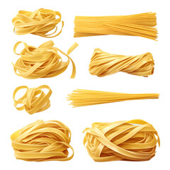 Pasta set bundel, PNG image, no background