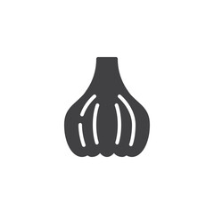 Fresh garlic vector icon