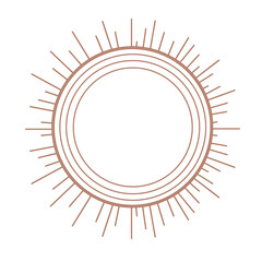 abstract sun vector illustration