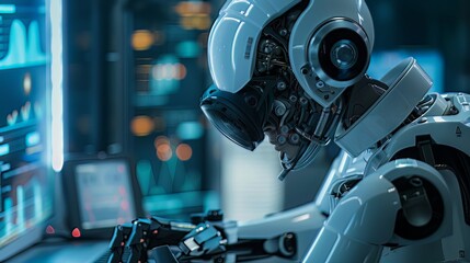 Fototapeta premium Researchers stated that AI could play a key role in accelerating diagnostic processes in the healthcare sector