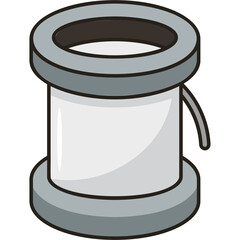 Fishing Line Sticker