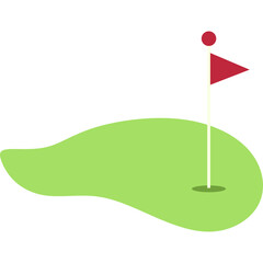 Golf Hole Flag