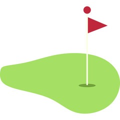 Golf Hole Flag