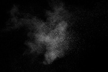 Grunge black and white texture background. Dark textured pattern. Abstract dust overlay. Light powder explosion.	
