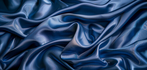Shimmering frost blue fabric on dark widescreen.