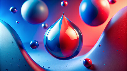 drops of water on a glass