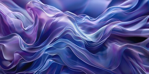 Obraz premium Wavy tile fabric background with purple and blue gradient colors