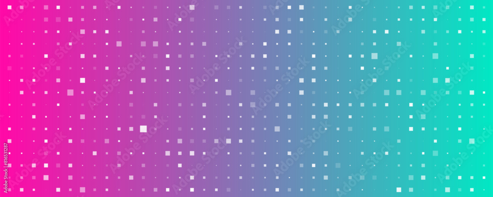 Aufkleber abstract gradient geometric background with squares