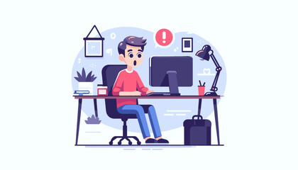 The concept of an image that surprises you with new discoveries. Vector illustration.