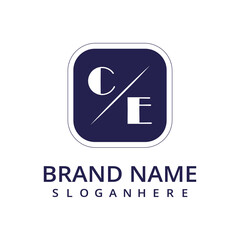 initial monogram logo with letter style design