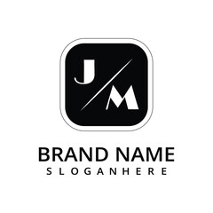 initial monogram logo with letter style design