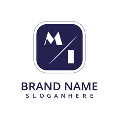 initial monogram logo with letter style design