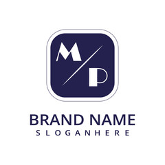 initial monogram logo with letter style design