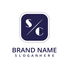 initial monogram logo with letter style design