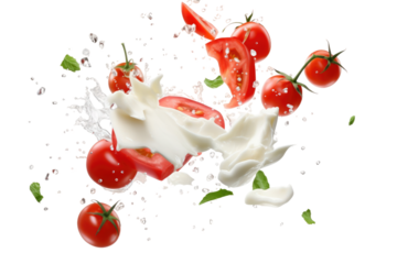 Milk Dance: A Vivid Splash of Freshness on White or PNG Transparent Background.