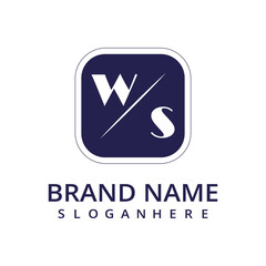 initial monogram logo with creative design.	