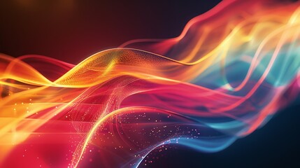 Obraz premium Abstract Backgrounds Dynamic Lines: An illustration with dynamic lines in abstract backgrounds