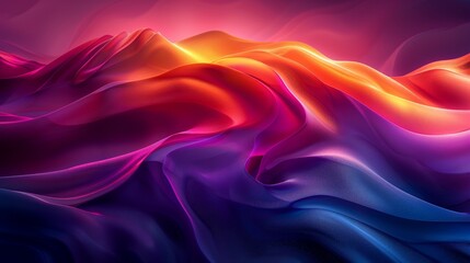 Obraz premium Abstract Gradients Style: An illustration showcasing abstract gradients as a stylistic element