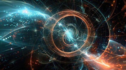 Obraz premium Abstract business science or technology background