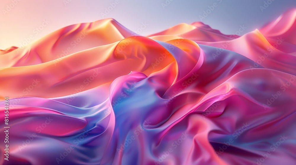 Poster gradient backgrounds dynamic: a 3d illustration showcasing dynamic gradient backgrounds