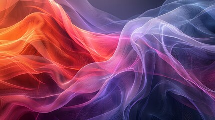 Gradient Patterns Digital Art: A photo showcasing digital art created with gradient patterns