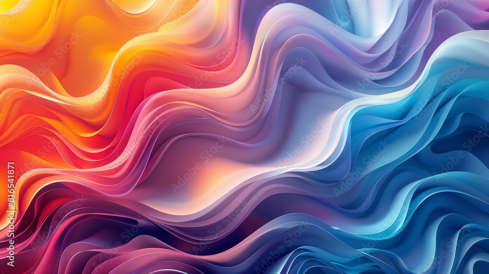Aufkleber gradient patterns visual harmony: an illustration demonstrating visual harmony created with gradient