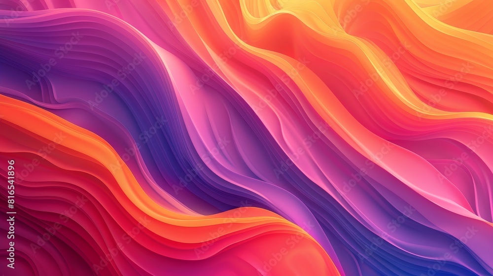 Aufkleber gradient patterns wallpaper design: an illustration showcasing a wallpaper design featuring gradient