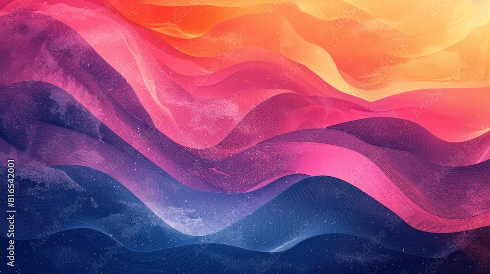 Poster gradient textures artistic expression: an illustration representing artistic expression through the 