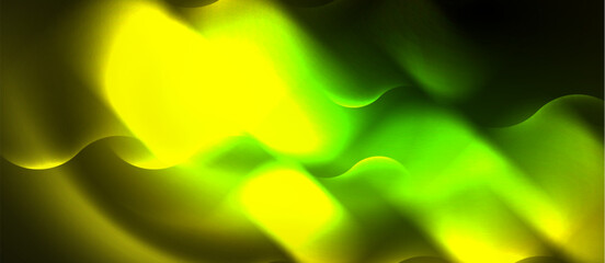 Techno concept with neon circles geometric design. Vector Illustration For Wallpaper, Banner, Background, Card, Book Illustration, landing page