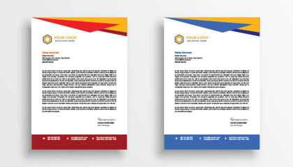 professional creative letterhead template design for your business