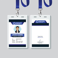 Modern and clean business id card template