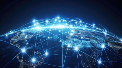 Global network high speed innovation connection. Global network high speed innovation connection data rate technology