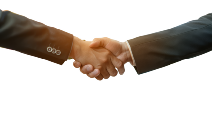 PNG Image of handshake isolated on white background