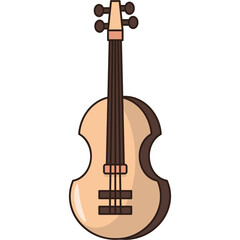 Fototapeta premium Violin Sticker
