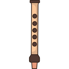 Flute Sticker