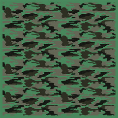 Camouflage pattern background seamless clothing vector image