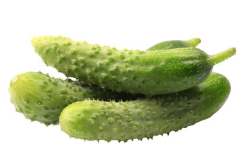 Cucumber isolated on white background