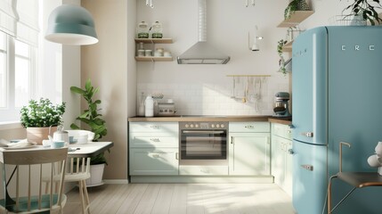 Minimalist White Kitchen with Stainless Steel Appliances and Subtle Decor. Great for Modern Home Design and Kitchen Inspiration.