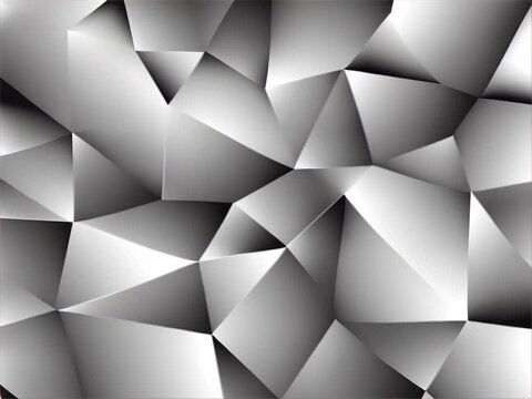 Abstract geometric pattern background of grey triangle shapes