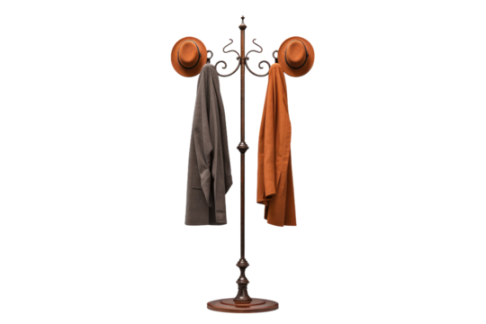 Symphony of Coats on White or PNG Transparent Background.