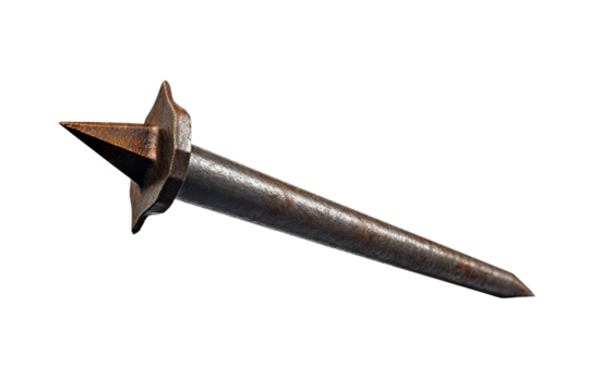 Shard of Steel: The Guardians Spear on White or PNG Transparent Background.