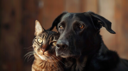 Friendship Between Dog and Cat