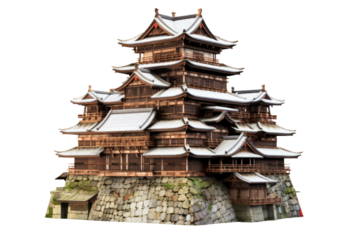 Majestic Tower of Glass on White or PNG Transparent Background.