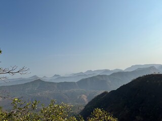 misty mountain landscape